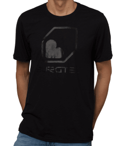 T-Shirt Burgtec Noir Sur Noir  S
