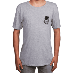 T-Shirt Burgtec Grey Skull  S