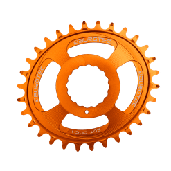 Couronne Burgtec CINCH (RaceFace) Boost Oval 3mm Offset Thick Thin Orange 28d