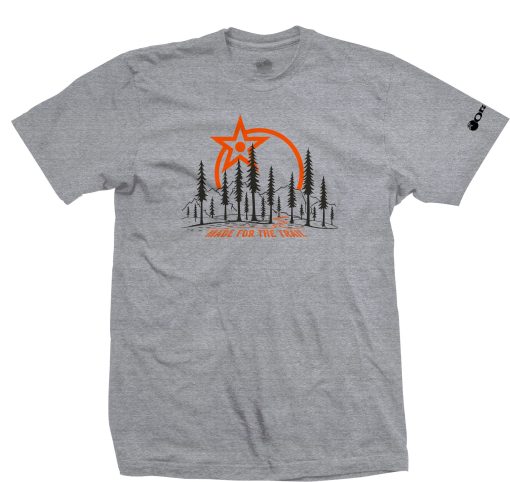 T-Shirt Orange Made for the Trail Gris  S/M
