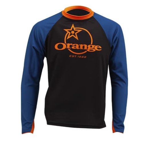 Maillot Orange Bikes Trail Bleu / Noir Manches Longues  XS|S|M|L|XL|XXL