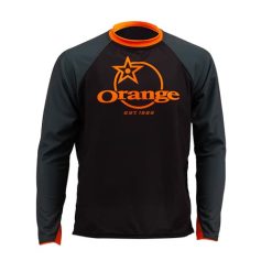 Maillot Orange Bikes Trail Gris Foncé / Noir Manches Longues  XS|S|M|L|XL|XXL