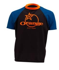 Maillot Orange Bikes Trail Bleu / Noir Manches Courtes  XS|S|M|L|XL|XXL