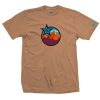 T-Shirt Orange Bikes Mountain O'Range 2 Sable  S/M|L/XL