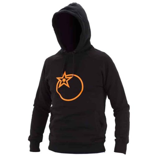Pull Over à Capuche Orange Bikes Logo Noir  XS|S|M|L|XL|XXL