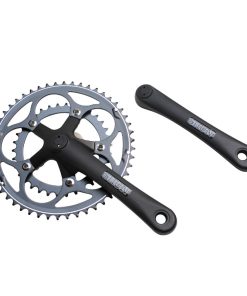 Pedalier Route Stronglight 9-10V. Impact Eco Argent 170mm 50-34 Compatible 8V. (Axe Carre 107mm)