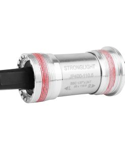 Boitier Pedalier Stronglight Carre Jp400 Tout Alu 110mm (Boite de 68) Filetage Anglais - Bsc - 1,37X24