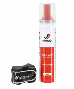 Bombe Anti-Crevaison Vittoria Pit Stop Route Raccord Direct + Clips (75Ml)