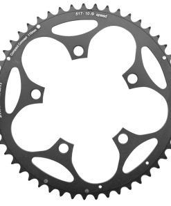 Plateau Route 5 Branches D.110 Stronglight Dural 51 Dents Exterieur Noir Type Shimano 8-9V.