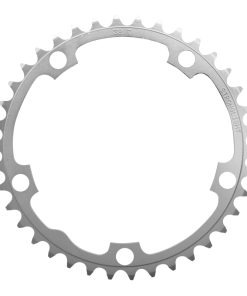 Plateau Route 5 Branches D.130 Stronglight Dural 38 Dents Interieur Argent Type Shimano 8-9V.