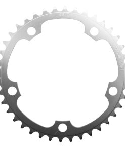 Plateau Route 5 Branches D.130 Stronglight Dural 40 Dents Interieur Argent Type Shimano 8-9V.