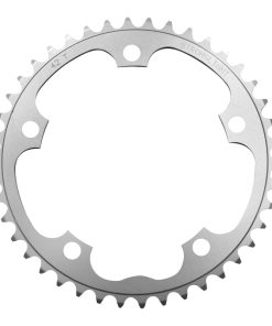 Plateau Route 5 Branches D.130 Stronglight Dural 42 Dents Interieur Argent Type Shimano 8-9V.
