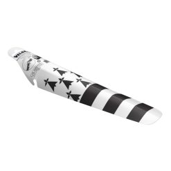 Garde Boue Route-VTT Clipsable Ar Velox Colori Bretagne Noir-Blanc Clipsable Sous La Selle (Vendu A L Unite)