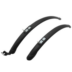 Garde Boue City-VTC Rapide Zefal Trail 45mm Noir (Paire) Pour Pneu 650B-700C-26"-27.5"-29" Section Maximum 1.6"