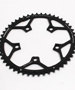 Plateau Route 5 Branches D.110 Stronglight Ultra Torque 50 Dents Exterieur Campagnolo Noir Ct2 Stronglight Record Carbon - Chorus Carbon - Athena Alu 11V.