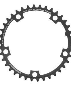 Plateau Route 5 Branches D.130 Stronglight Ct2 38 Dents Interieur Noir Type Shimano 10-11V.