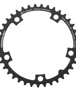 Plateau Route 5 Branches D.130 Stronglight Ct2 39 Dents Interieur Noir Type Shimano 10-11V.