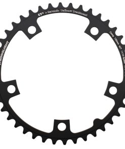 Plateau Route 5 Branches D.130 Stronglight Ct2 42 Dents Interieur Noir Type Shimano 10-11V.