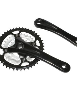 Pedalier VTT Gravity 9V. Alu Noir 170mm 44-32-22 (Boitier 110mm) Plateaux Demontables