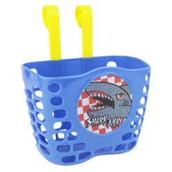 Panier Avant Enfant Gravity Requin Bleu Fixation Par Sangle Sur Cintre Guidon