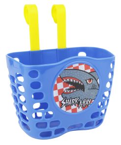 Panier Avant Enfant Gravity Requin Bleu Fixation Par Sangle Sur Cintre Guidon