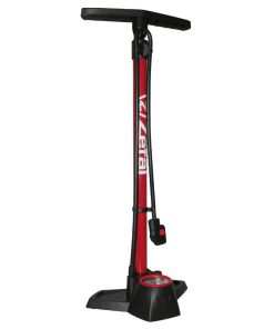 Pompe A Pied Zefal Profil Max Fp30 Corps Acier Support Resine Rouge Manometre 12Bar Raccord Switch Vp-vs Avec Accessoires