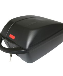 Top Case Velo Polisport 11L Noir Sur Platine A Cle (L28Cm X L21Cm X H16Cm) - Poids Max 5Kgs