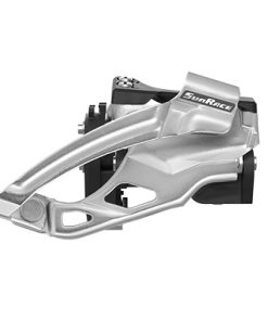 Derailleur VTT Avant Sunrace Ms66 A Collier Bas 34,9 Pour Double Plateau 38X26 et 36X22 Tirage Haut-Bas (Avec Collier Adaptateur 31.8 et 28.6) Pour 10-9V. (Vendu A L Unite)