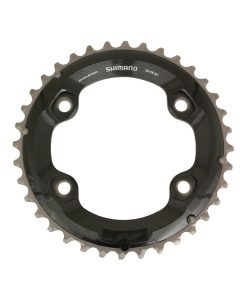 Plateau VTT 4 Branches D.96 Pour Shimano Xt M8000 Double 46 Dents Exterieur Origine 11V.