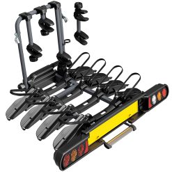 Porte Velo Plateforme Peruzzo Pure Instinct Pour 4 Velos Premium Inclinable Pliable (Maxi 60Kgs) Prise 13 Broches