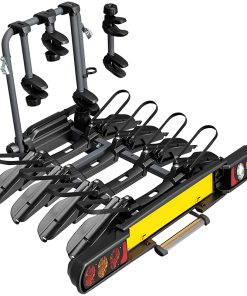 Porte Velo Plateforme Peruzzo Pure Instinct Pour 4 Velos Premium Inclinable Pliable (Maxi 60Kgs) Prise 13 Broches