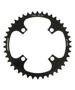 Plateau VTT 4 Branches D.104 Stronglight Mono 42 Dents Noir Alu 7075 - Epaisseur 3.5mm 8-9V.