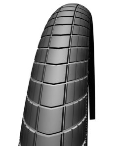 Pneu VTT Urbain 29 X 2.35 Schwalbe Big Apple Noir TR (60-622) Renfort Raceguard Flanc Reflex Compatible Vae