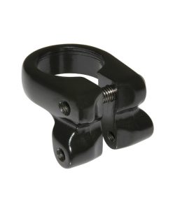 Collier Serrage Tige de Selle Avec Fixation Porte Bagage Alu Noir Diam 28,6mm