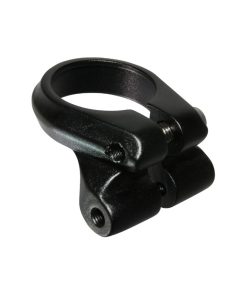 Collier Serrage Tige de Selle Avec Fixation Porte Bagage Alu Noir Diam 31,8mm