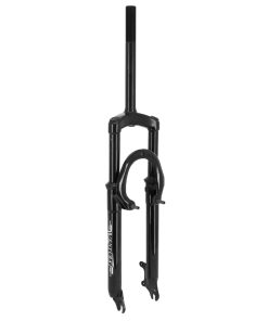 Fourche VTT 26 " M-W A Suspension Acier Ressort-Elastomere Noir Deb. 50mm Pivot (240-85mm) Filete 1"-22.2 Interieur Pour V-Brake et Frein A Disque