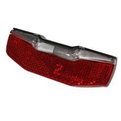 Eclairage Velo Vae - E-Bike Arriere Sur Porte-Bagage Axa Blueline 6V Steady Entraxe 80mm Compatible Dynamo (Eclairage A L'Arret 4 Minutes) - Visible A 600M