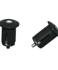 Bouchon de Cintre Guidon Newton Avec Expandeur Noir (Paire) Diam. Inter 18.2mm et Exter 25.2mm