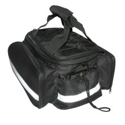 Sacoche Arriere Velo A Pont Newton N1 Fixation Porte Bagage Avec Sacoches de Chaque Cote Waterproof Par Velcros (L 30Cm X L 17Cm X H 13Cm)