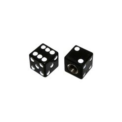 Bouchon de Valve Scoot-Cyclo Replay vs de Noir (Paire)