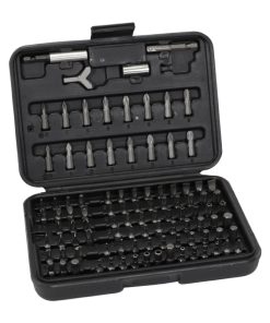 Embouts de Serrage et Vissage 1-4 Universel Adaptable Tournevis - Perceuse - Cliquet A Douille (Coffret 100 Pieces) -Gravity-