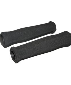 Poignee City-VTT Newton Mousse Haute Densite Noir 125mm (Paire)