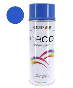 Bombe de Peinture Motip Deco Glycero Brillant Bleu Ciel Aerosol 400 ml (01608)
