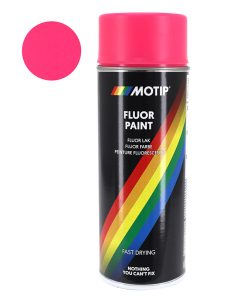 Bombe de Peinture Motip Pro Fluo Rose Aerosol 400 ml (04021)