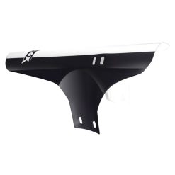 Garde Boue VTT Av Velox Colori Noir-Blanc Fixation Fourche Rilsan