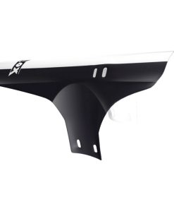 Garde Boue VTT Av Velox Colori Noir-Blanc Fixation Fourche Rilsan