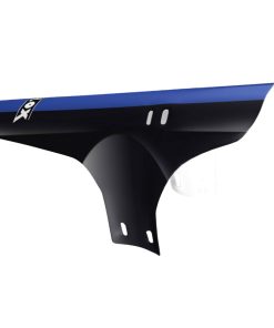 Garde Boue VTT Av Velox Colori Noir-Bleu Fixation Fourche Rilsan