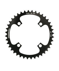 Plateau Vae-E-Bike 4 Branches D.104 Pour Bosch Stronglight 40 Dents Mono Noir Alu 7075 (Pour Systeme 1Ere et 3Ème Generation - Compatible Brose Avec Spider Ref 181123)
