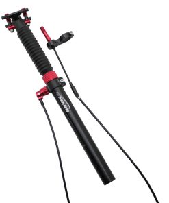 Tige de Selle VTT Telescopique Gravity Alu Noir Diam. 31,6 L445mm (Reglage Par Cable Externe 0-55-110mm)