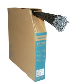 Cable de Frein Shimano VTT Acier 1,6mm 2,05M (Vendu Par Boite de 100)